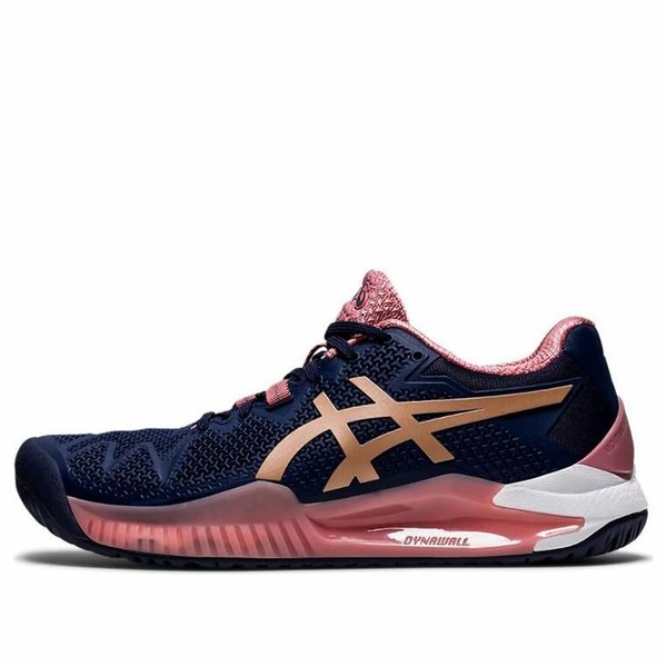 ASICS アシックス レディース スニーカー Dark Blue/Rose Gold 【(WMNS)ASICS GEL-Resolution 8 \u0027Peacoat Rose Gold\u0027 1042A072-404】  大きさ US_6(23.0糎)