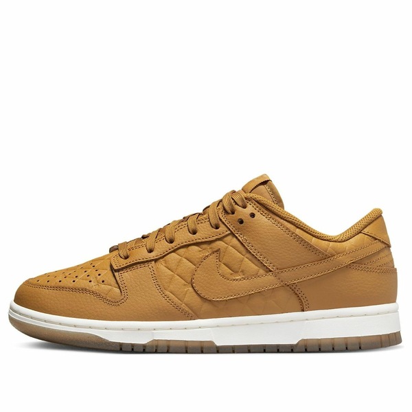 Nike ナイキ レディース スニーカー Wheat/Wheat-Sail-Black 【(WMNS) Nike Dunk Low \u0027Quilted Wheat\u0027 DX3374-700】  大きさ US_7(24.0糎)