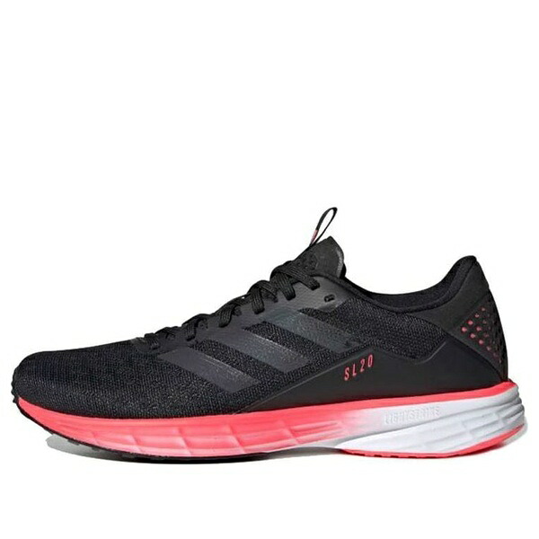 adidas アディダス レディース スニーカー Black/Red 【(WMNS) adidas SL 20 Black/Red FV7339】 サイズ US_7(24.0cm)|asty