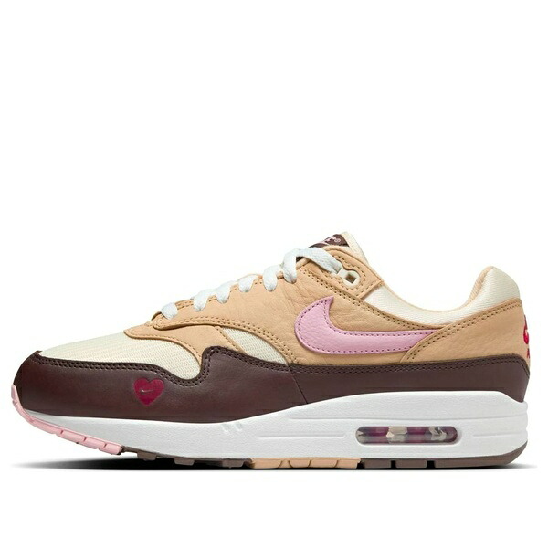 Nike ナイキ レディース スニーカー Sail/Light Soft Pink/Coconut Milk/Varsity Red/Baroque Brown 【(WMNS) Nike Air Max 1 \u0027Valentine\u0027s Day 2024\u0027 FZ4346-200】  大きさ US_6.5(23.5糎)