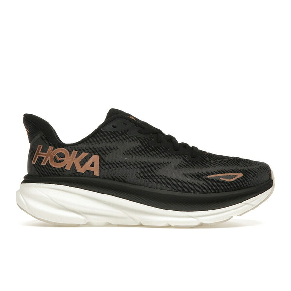 Hoka One One ホカオネオネ レディース スニーカー 【Hoka One One Clifton 9 Black Rose Gold (Women's)】 サイズ US_6(23.0cm) Black/Rose Gold