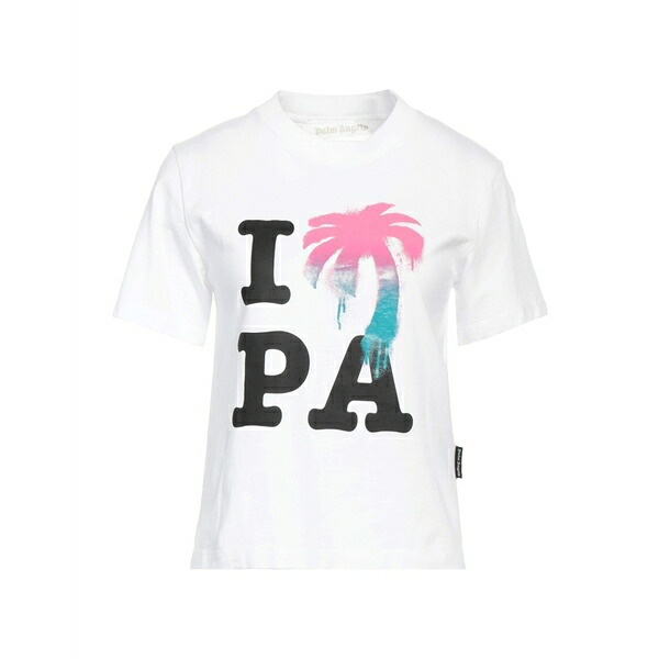【送料無料】 パーム・エンジェルス レディース Tシャツ トップス T-shirts White