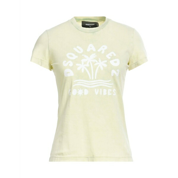 【送料無料】 ディースクエアード レディース Tシャツ トップス T-shirts Green