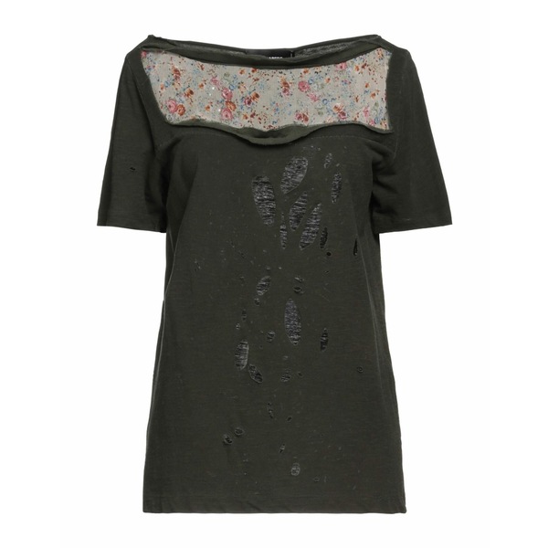 【送料無料】 ディースクエアード レディース Tシャツ トップス T-shirts Green