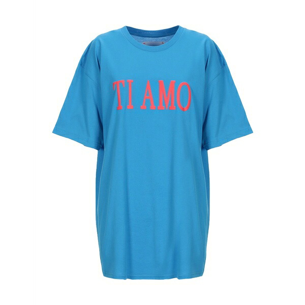 【送料無料】 アルベルタ フェレッティ レディース Tシャツ トップス T-shirts Azure