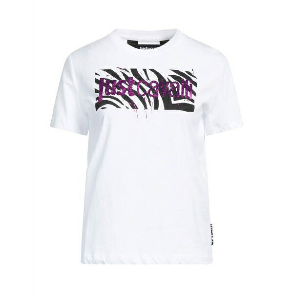 【送料無料】 ロベルトカヴァリ レディース Tシャツ トップス T-shirts White