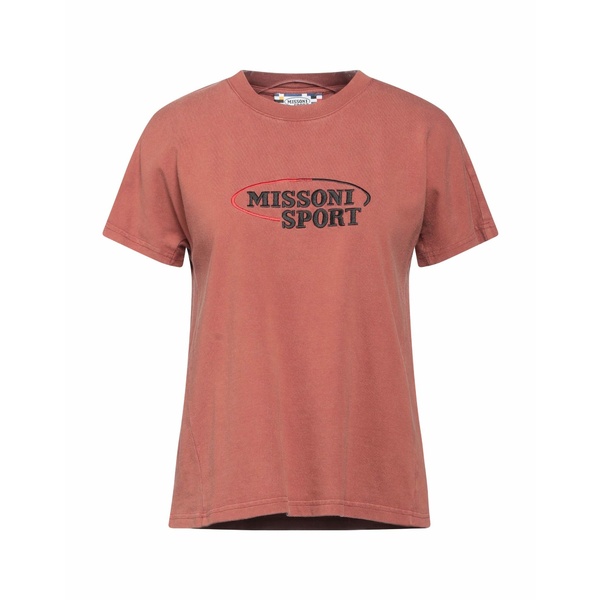 【送料無料】 ミッソーニ レディース Tシャツ トップス T-shirts Orange