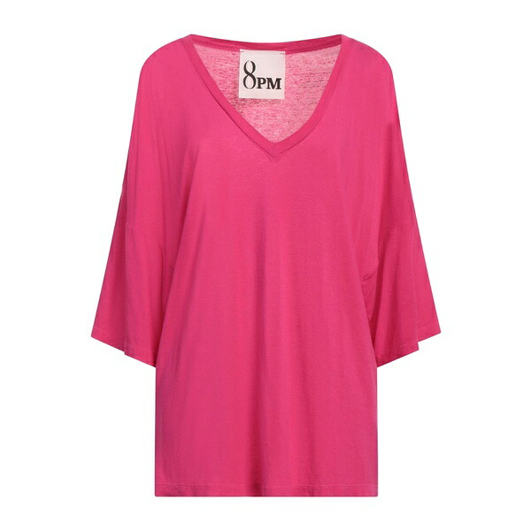 【送料無料】 エイト・ピーエム レディース Tシャツ トップス T-shirts Pink