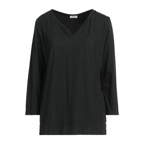 【送料無料】 ロッソピューロ レディース Tシャツ トップス T-shirts Black