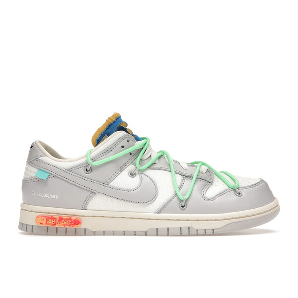 Nike ナイキ メンズ スニーカー 【Nike Dunk Low Off-White Lot 26】 サイズ US_9(27.0cm) Sail/Neutral Grey