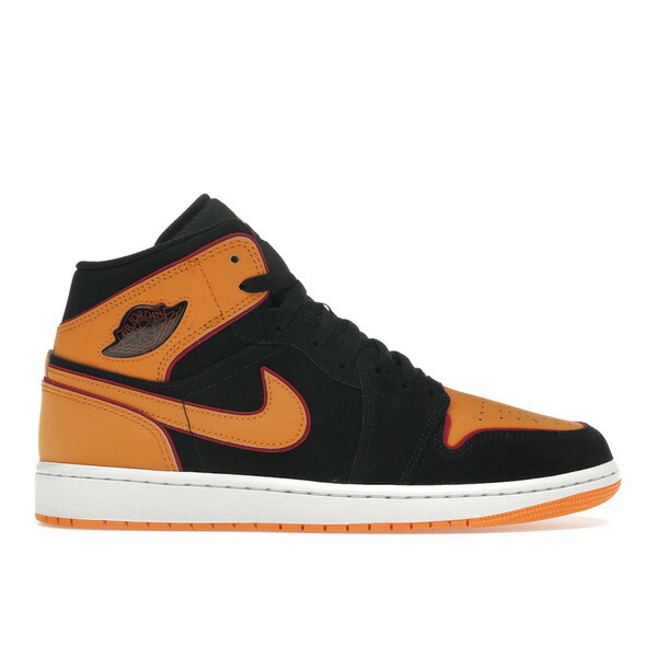 Jordan ジョーダン メンズ スニーカー 【Jordan 1 Mid Fat Tongue Black Orange】 サイズ US_7.5(25.5cm) Black/Orange 59,880円