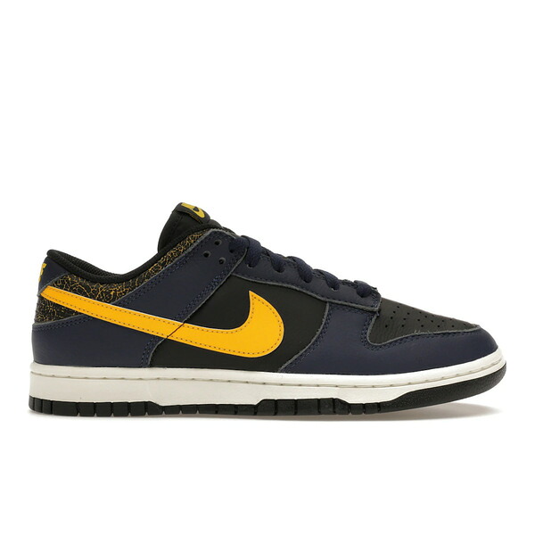 Nike ナイキ メンズ スニーカー  【Nike Dunk Low Vintage Michigan】  大きさ US_7.5(25.5珊) Black/Tour Yellow/Midnight Navy/Sail