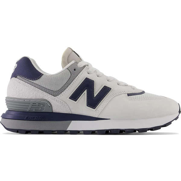 New Balance ニュー平衡にする メンズ スニーカー  【New Balance 574 Legacy White Navy】  大きさ US_M_4.5 White/Navy