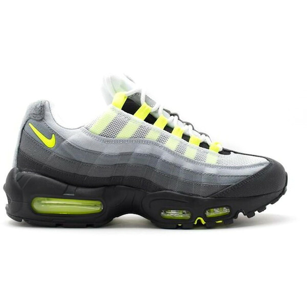 Nike ナイキ メンズ スニーカー  【Nike Air Max 95 Patch OG Neon】  大きさ US_9(27.0珊) White/Neon Yellow-Black