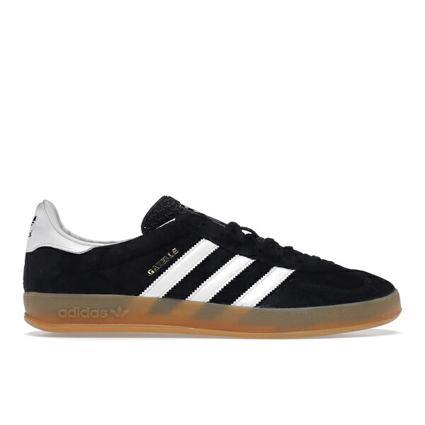 adidas アディダス メンズ スニーカー  【adidas Gazelle Black White Gum】  大いさ US_12.5(30.5糎) Core Black / Cloud White / Core Black