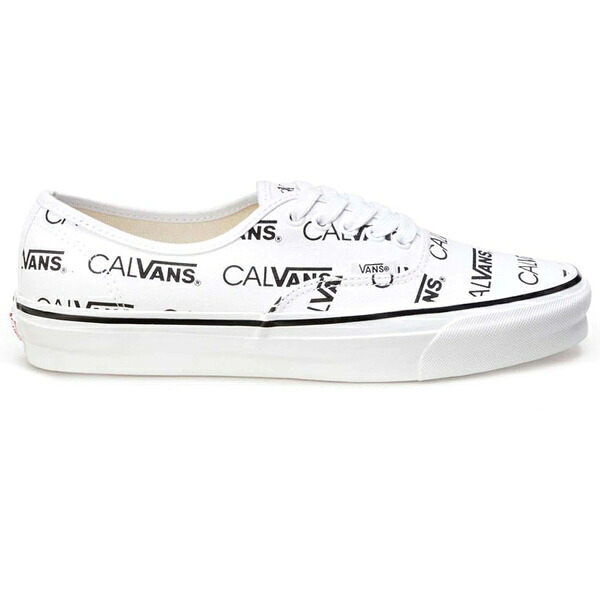 Vans バンズ メンズ スニーカー  【Vans Authentic Palace Calvin Klein Calvans White】  大いさ US_8(26.0糎) White/White
