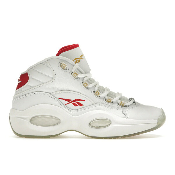 Reebok リーボック メンズ スニーカー  【Reebok Question Mid Dr. J】  大きさ US_7(25.0珊) Footwear White/Footwear White/Vector Red