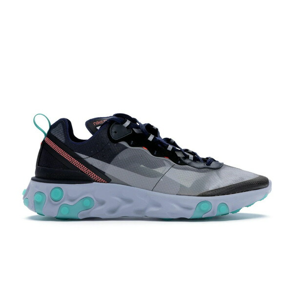 Nike ナイキ メンズ スニーカー  【Nike React Element 87 Black Neptune Green】  大きさ US_11(29.0珊) Black/Midnight Navy-Neptune Green