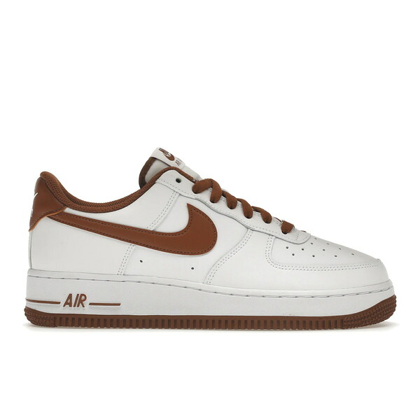 Nike ナイキ メンズ スニーカー  【Nike Air Force 1 Low \u002707 Pecan】  大いさ US_7(25.0糎) White/Pecan-White