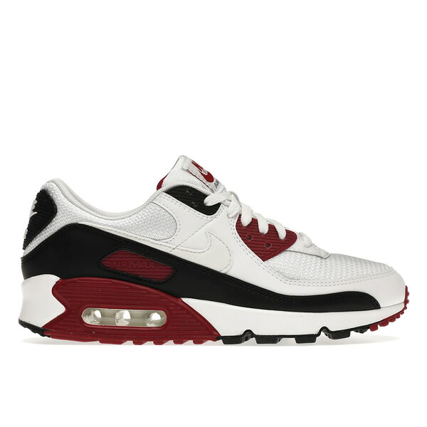 Nike ナイキ メンズ スニーカー  【Nike Air Max 90 Recraft New Maroon】  大いさ US_8(26.0糎) White/White-New Maroon-Black