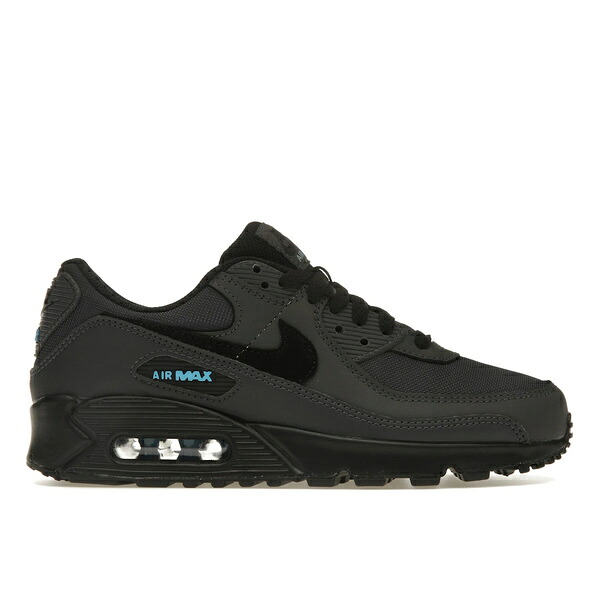 Nike ナイキ メンズ スニーカー  【Nike Air Max 90 Dark Smoke Grey Laser Blue】  大いさ US_10(28.0糎) Dark Smoke Grey/Black/Laser Blue