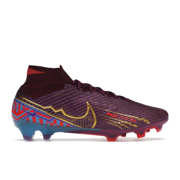 Nike ナイキ メンズ スニーカー  【Nike Zoom Superfly 9 Elite KM FG Mbappe Dark Beetroot】  大いさ US_10(28.0糎) Dark Beetroot/University Blue/Vivid Purple/Metallic Vivid Gold