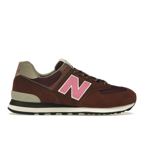 New Balance ニュー平衡にする メンズ スニーカー  【New Balance 574 Brown Pink】  大いさ US_9.5(27.5糎) Brown/Pink
