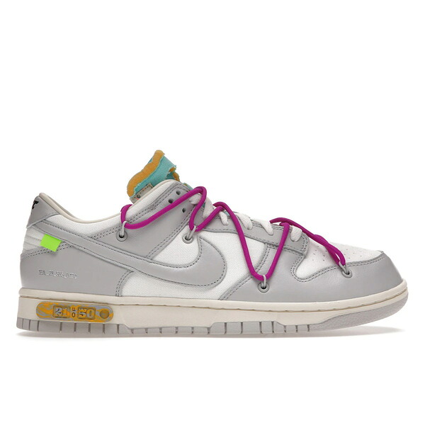 Nike ナイキ メンズ スニーカー  【Nike Dunk Low Off-White Lot 21】  大きさ US_7(25.0珊) Sail/Neutral Grey-Hyper Violet