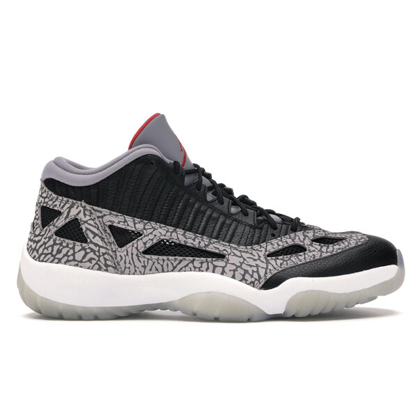 Jordan ジョーダン メンズ スニーカー  【Jordan 11 Retro Low IE Black Cement】  大きさ US_10.5(28.5珊) Black/Fire Red-Cement Grey-White