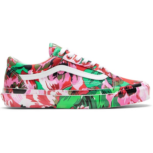Vans バンズ メンズ スニーカー  【Vans Old Skool KENZO Floral Red White】  大きさ US_7.5(25.5珊) Floral Red/True White