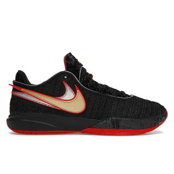 Nike ナイキ メンズ スニーカー  【Nike LeBron 20 Miami Heat】  大いさ US_5.5(23.5糎) Black/Black/University Red/University Gold/Light Smoke Grey