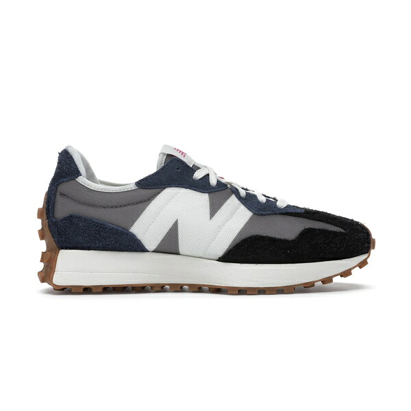 New Balance ニュー平衡にする メンズ スニーカー  【New Balance 327 Grey Navy Black】  大きさ US_6.5(24.5珊) Grey/Navy-Black