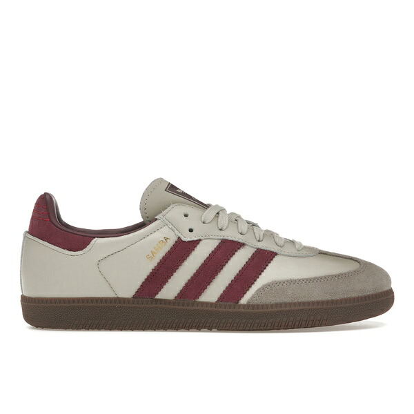 adidas アディダス メンズ スニーカー  【adidas Samba OG Putty Grey Maroon】  大きさ US_9.5(27.5糎) Putty Grey/Maroon/Gold Metallic