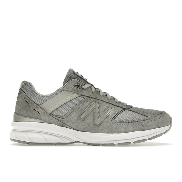 New Balance ニュー平衡にする メンズ スニーカー  【New Balance 990v5 Grey White】  大きさ US_7.5(25.5珊) Grey/White