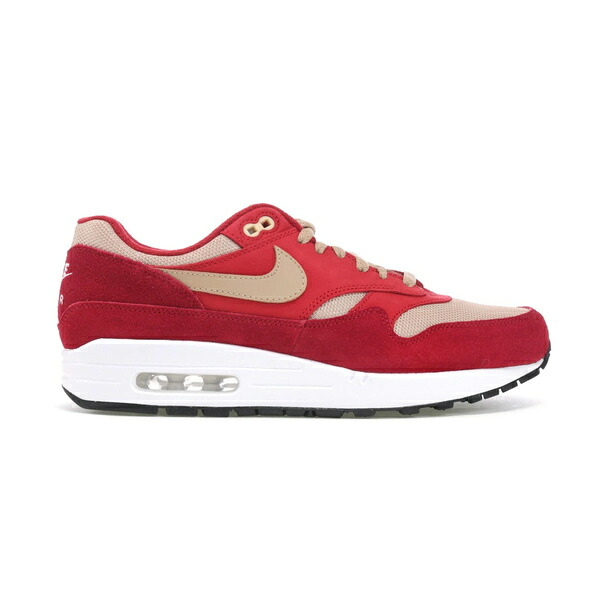 Nike ナイキ メンズ スニーカー  【Nike Air Max 1 Curry Pack (Red)】  大きさ US_9(27.0珊) Tough Red/Mushroom-Rush Red-Pale Vanilla