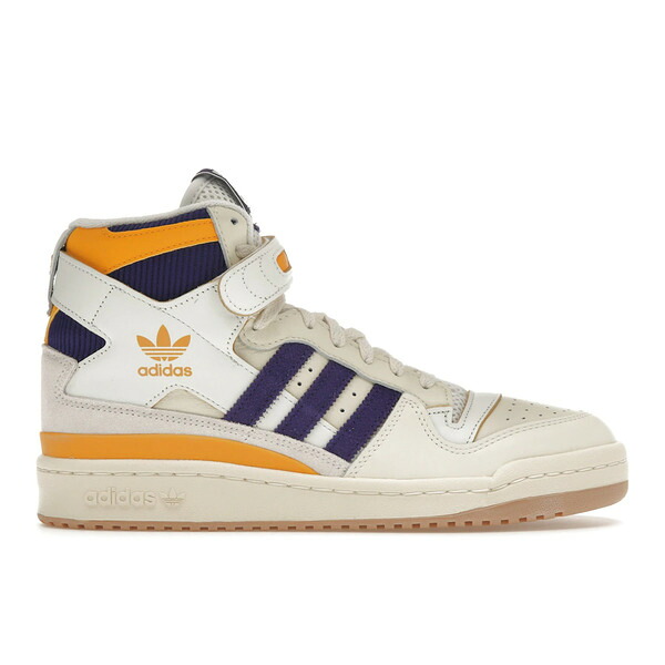 adidas アディダス メンズ スニーカー  【adidas Forum 84 High Collegiate Purple Collegiate Gold】  大きさ US_5(23.0珊) Cream White/Collegiate Purple/Collegiate Gold