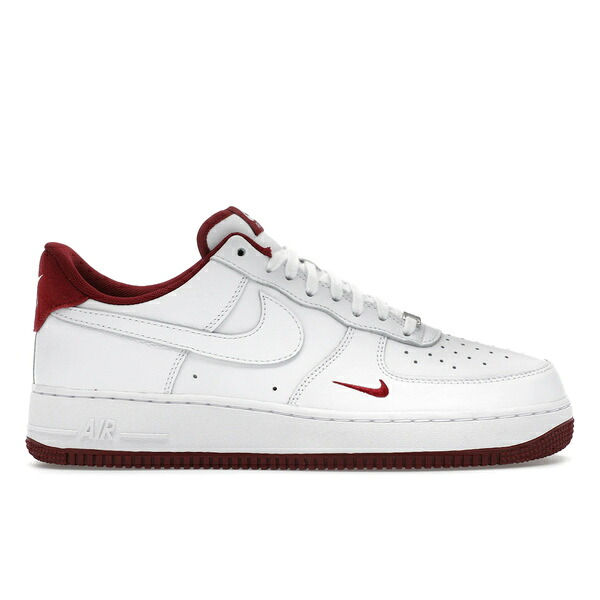Nike ナイキ メンズ スニーカー  【Nike Air Force 1 Low \u002707 LV8 White Team Red】  大きさ US_11(29.0珊) White/White/Team Red