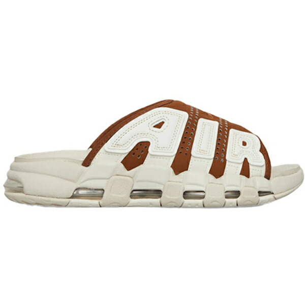 Nike ナイキ メンズ スニーカー  【Nike Air More Uptempo Slide Light British Tan Sail】  大きさ US_10(28.0珊) Light British Tan/Light Orewood Brown/Clear/Sail