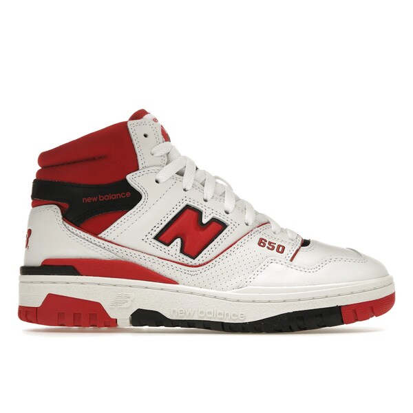 New Balance ニュー平衡にする メンズ スニーカー  【New Balance 650R White Red】  大きさ US_6(24.0珊) White/Red