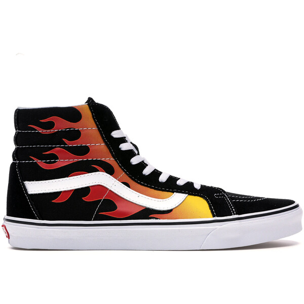 Vans バンズ メンズ スニーカー  【Vans Sk8-Hi Re-Issue Flames】  大きさ US_9(27.0珊) Black Flame/True White