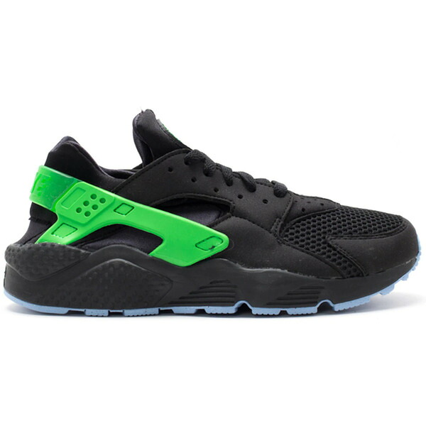 Nike ナイキ メンズ スニーカー  【Nike Air Huarache Run FB Black Poison Green】  大きさ US_M_13 Black/Poison Green-Aluminum