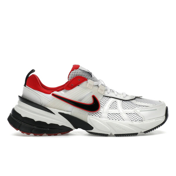 Nike ナイキ メンズ スニーカー  【Nike V2K Run Metallic White University Red】  大きさ US_9(27.0珊) Metallic Summit White/University Red/Sail/Black