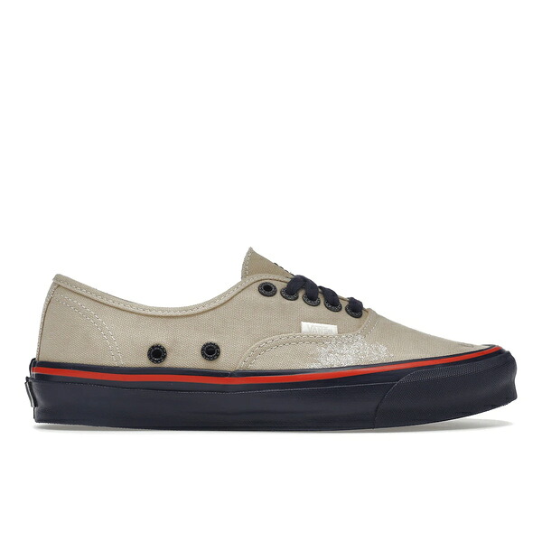Vans バンズ メンズ スニーカー  【Vans Vault OG Authentic LX Nigel Cabourn Natural Navy】  大きさ US_9(27.0糎) Natural/Navy