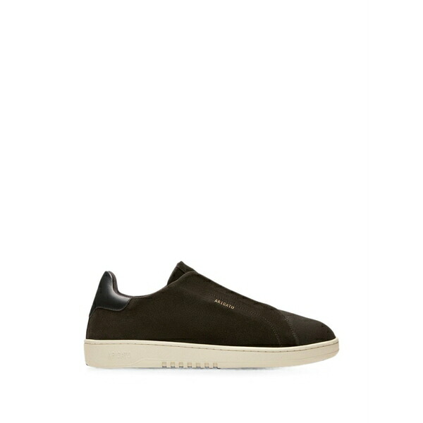 アクセルアリガト メンズ スリッポン・ローファー シューズ Dice laceless sneakers Brown|asty