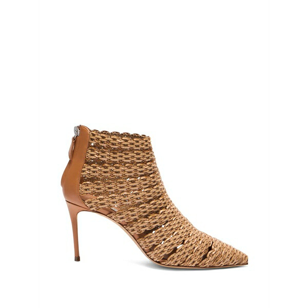 カサディ レディース ブーツ シューズ Point-toe heeled boots Neutrals|asty