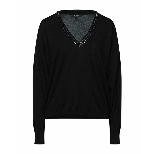 豪華で新しい マイツインツインセット レディース ニットセーター アウター Sweaters Black