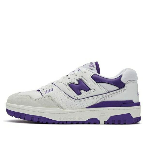 New Balance ニュー平衡にする メンズ スニーカー  【New Balance 550 \u0027White Purple\u0027 BB550WR1】  大きさ US_M_15
