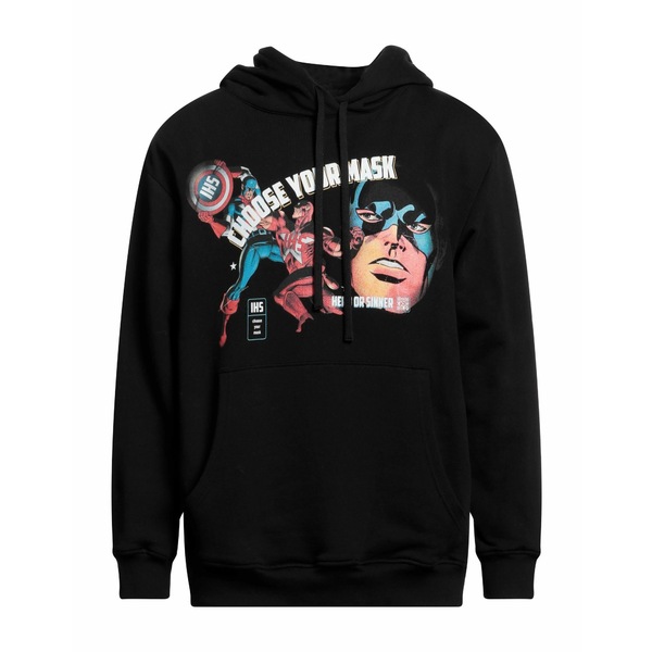 【送料無料】 アイエイチエス メンズ パーカー・スウェットシャツ アウター Sweatshirts Black