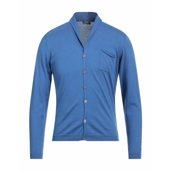 【貨物輸送無料】 ロッソピューロ メンズ ジレー アウター Cardigans Blue