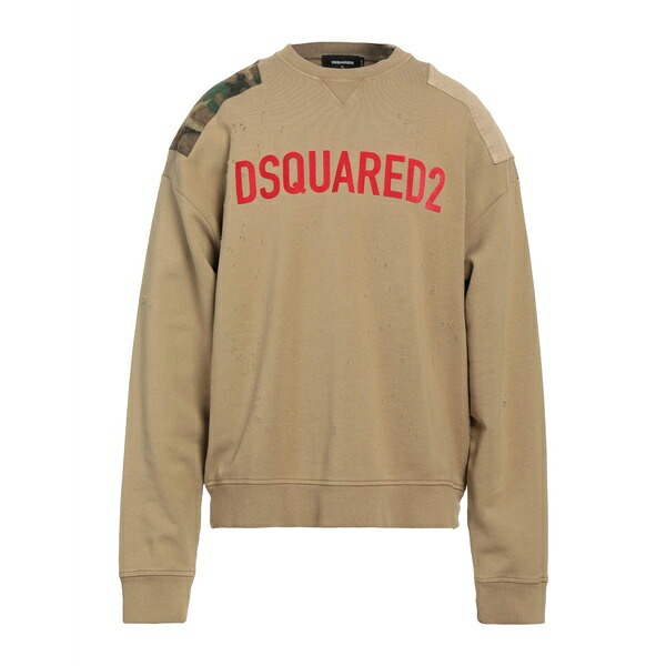 【送料無料】 ディースクエアード メンズ パーカー・スウェットシャツ アウター Sweatshirts Beige